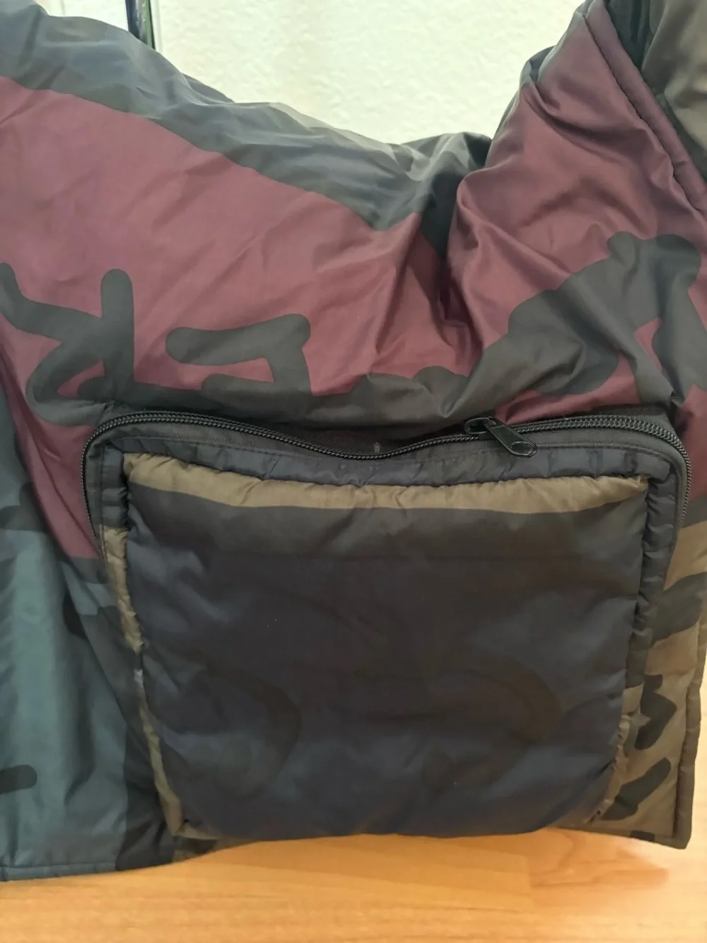 Black Label Quilted Shoulder Tote in Black, Burgundy, and Olive